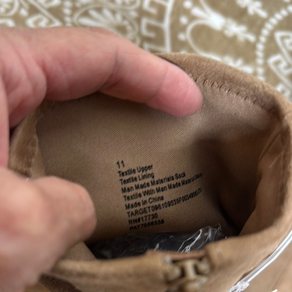 A New Day Tan Heeled Boots with Rounded Toe - Picture 8 of 10